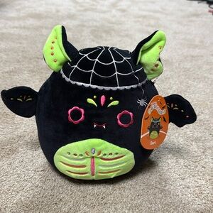 NWT Bart the Bat Sugar Skull Squishmallow - 8”